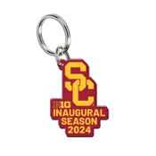 USC Trojans Big 10 Inagural Season Cardinal Keychain